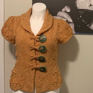 Anthropologie Leifsdottir Sylvan Scene Cardigan